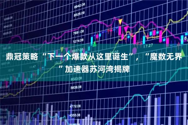 鼎冠策略 “下一个爆款从这里诞生”，“魔数无界”加速器苏河湾揭牌