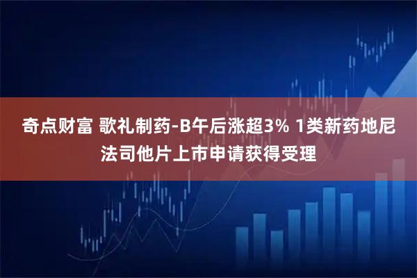 奇点财富 歌礼制药-B午后涨超3% 1类新药地尼法司他片上市申请获得受理
